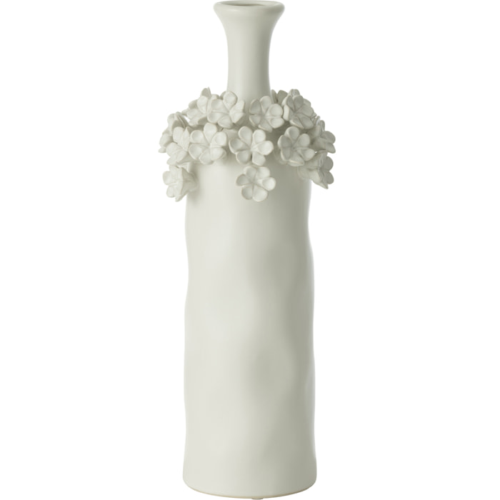 J-Line vase Yuca Fleur - céramique - blanc - large
