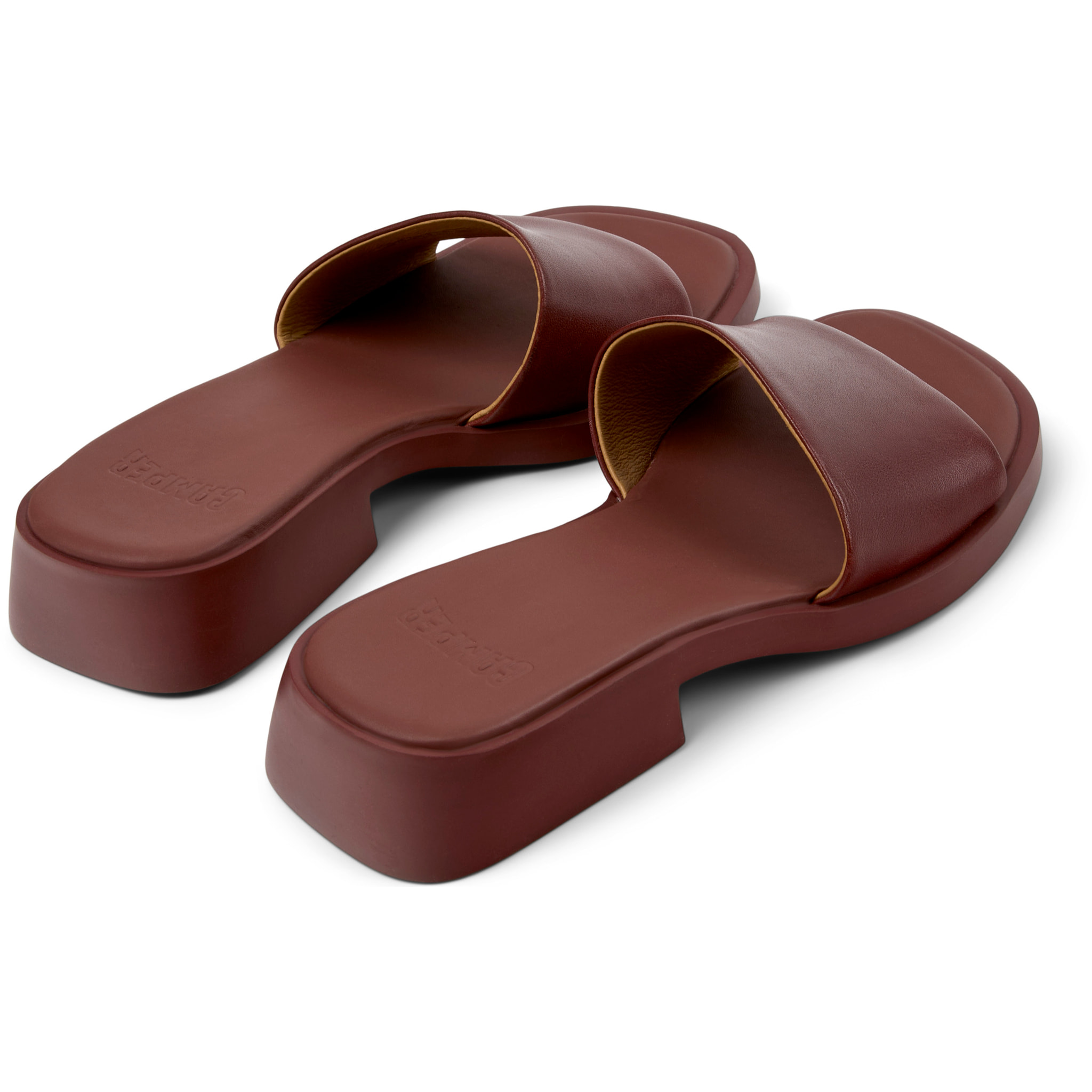 Sandalias - CAMPER Dana - Burdeos - Cuero liso