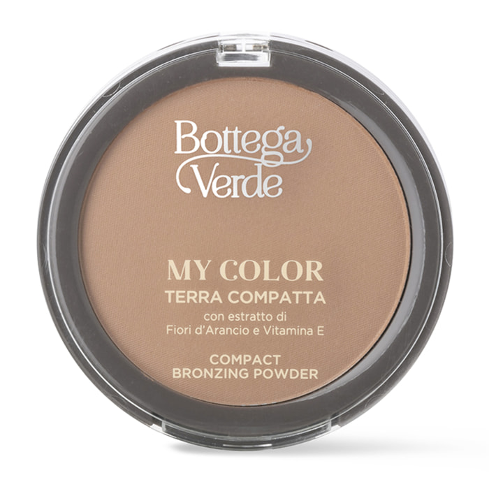 My color - Polvos bronceadores compactos - con extracto de Flores de Azahar y Vitamina E - efecto bronceado natural (8 g)