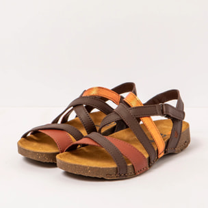 Sandalias 1116 MULTI LEATHER MULTI BROWN /I BREATHE color Multi brown