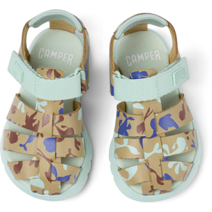 Sandalias - CAMPER Oruga - Multicolor - Cuero liso