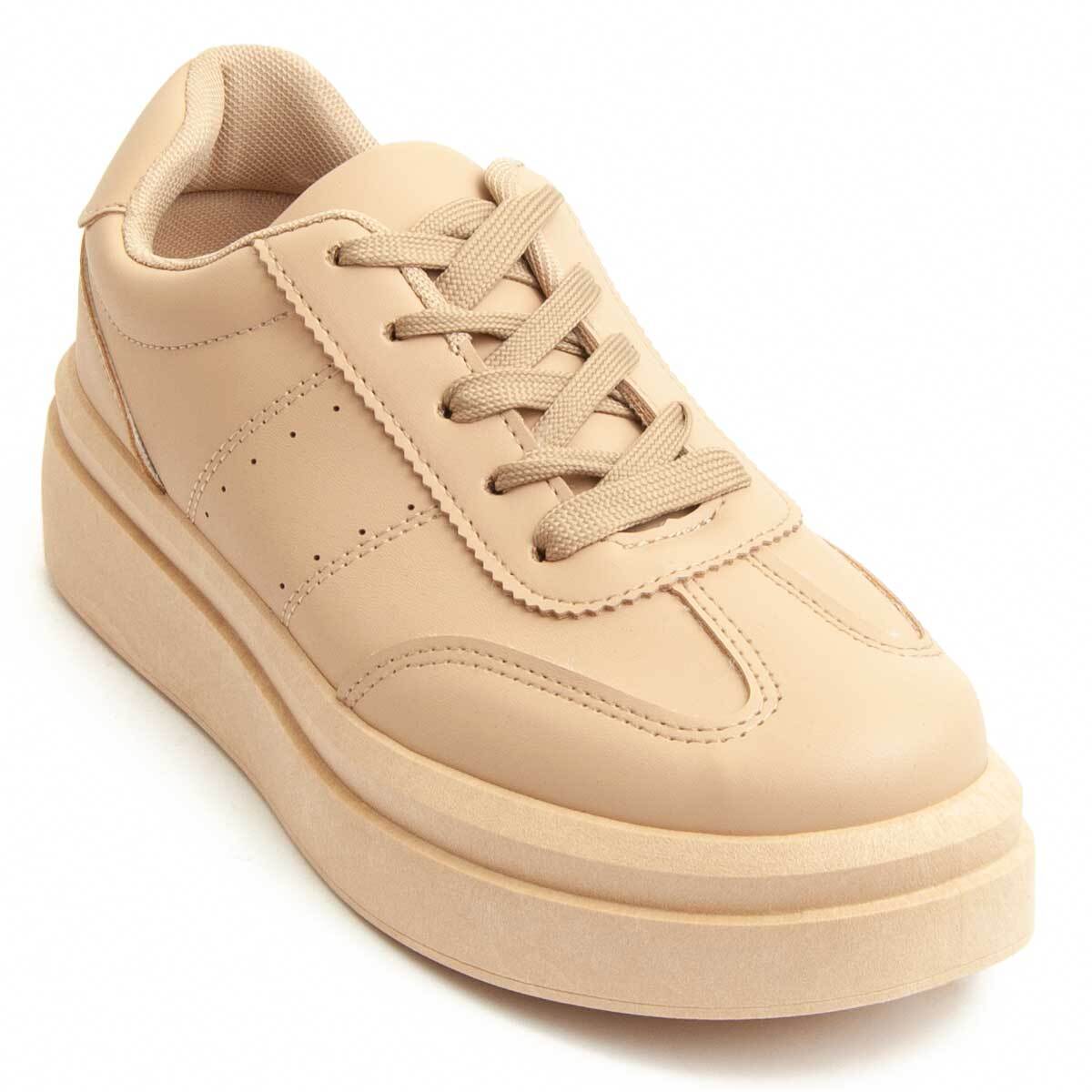 Sneakers - Beige - Altura: 3 cm