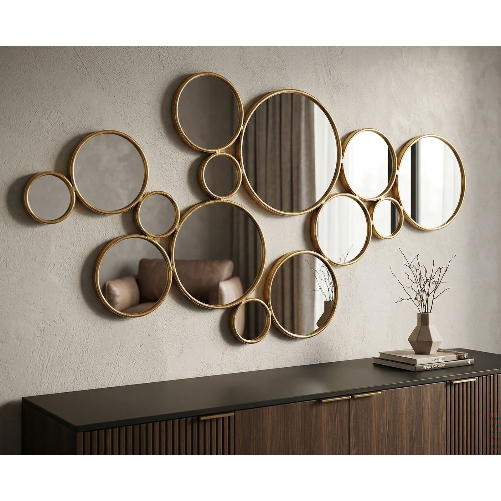 PANNELLO DA MURO MIRRORS CM 100X2,3X51,5