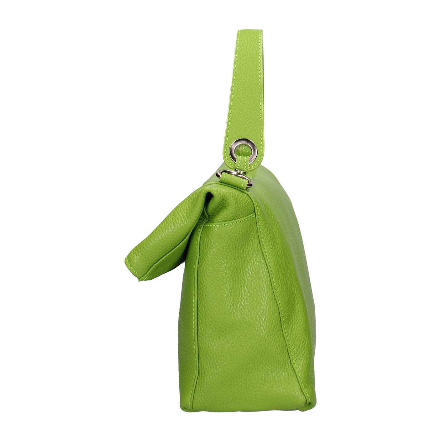 Borsa a spalla convertibile in zaino da donna In Vera pelle Made in Italy 34x21x12 cm