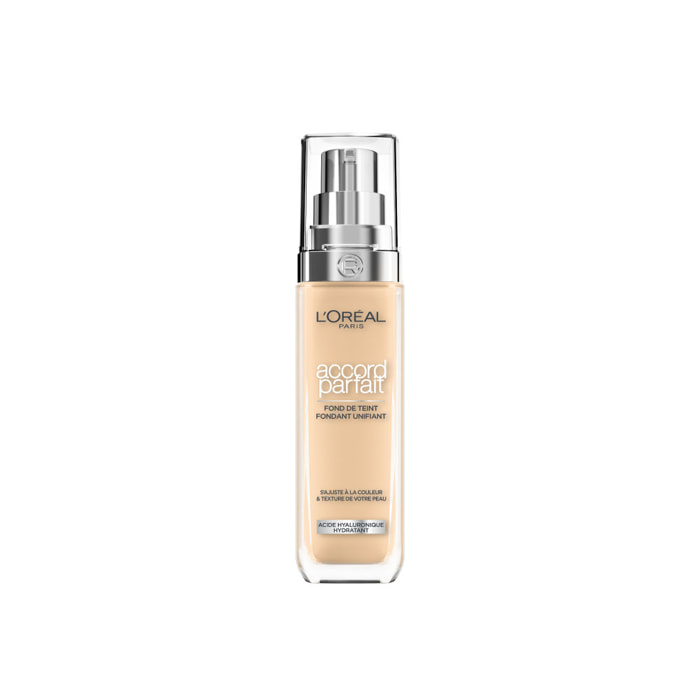 L'Oréal Paris Accord Parfait Fond de Teint Fluide 3.5.N Pêche 30ml
