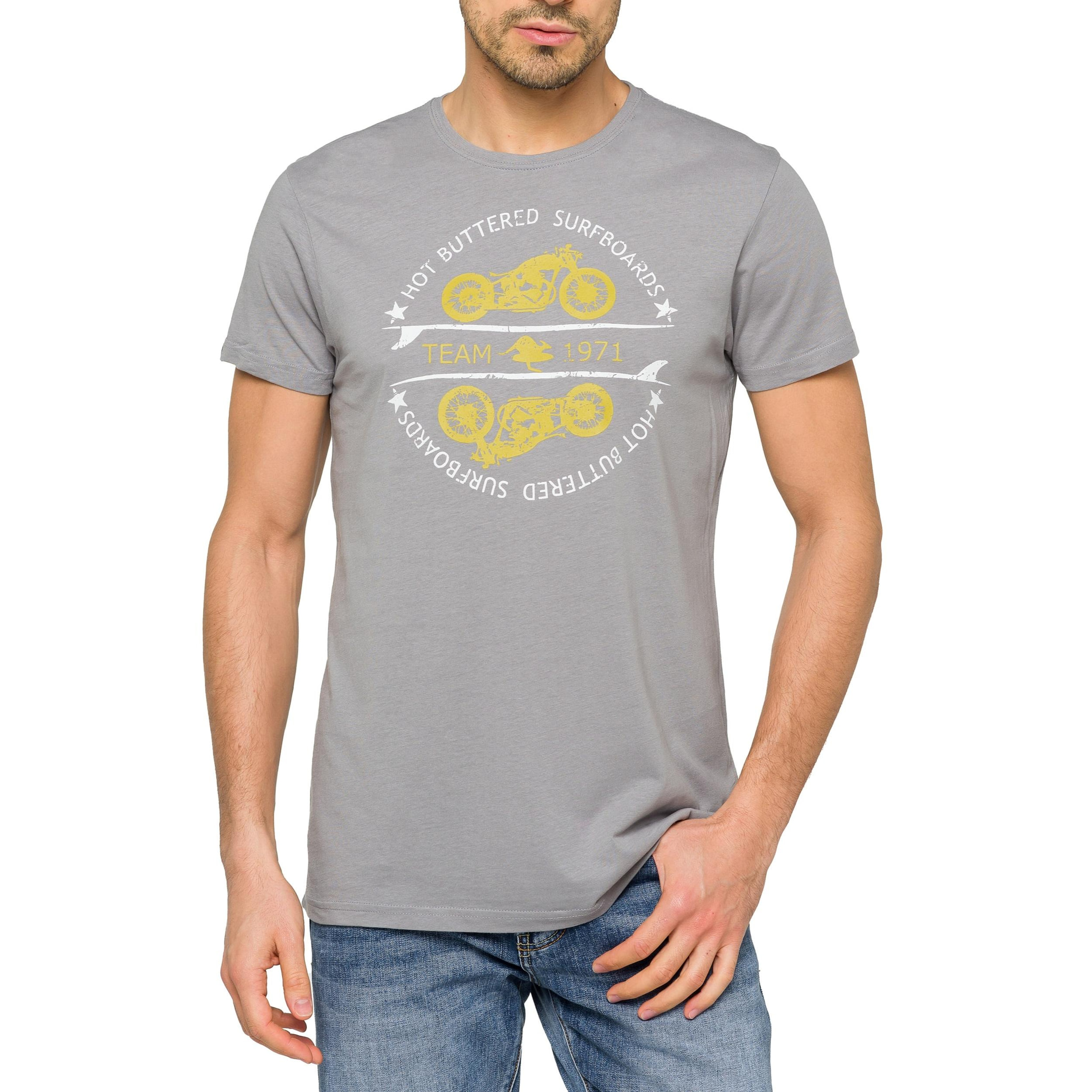 Camiseta de algodón 150 gr Hot Buttered Thunder Gris