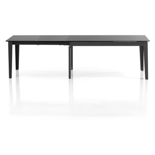 Tomasucci Table extensible en marbre noir de qualité supérieure