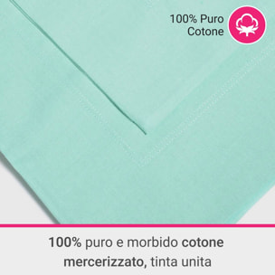 Coppia Federe 3 volani IPERSAN Puro Cotone Verde