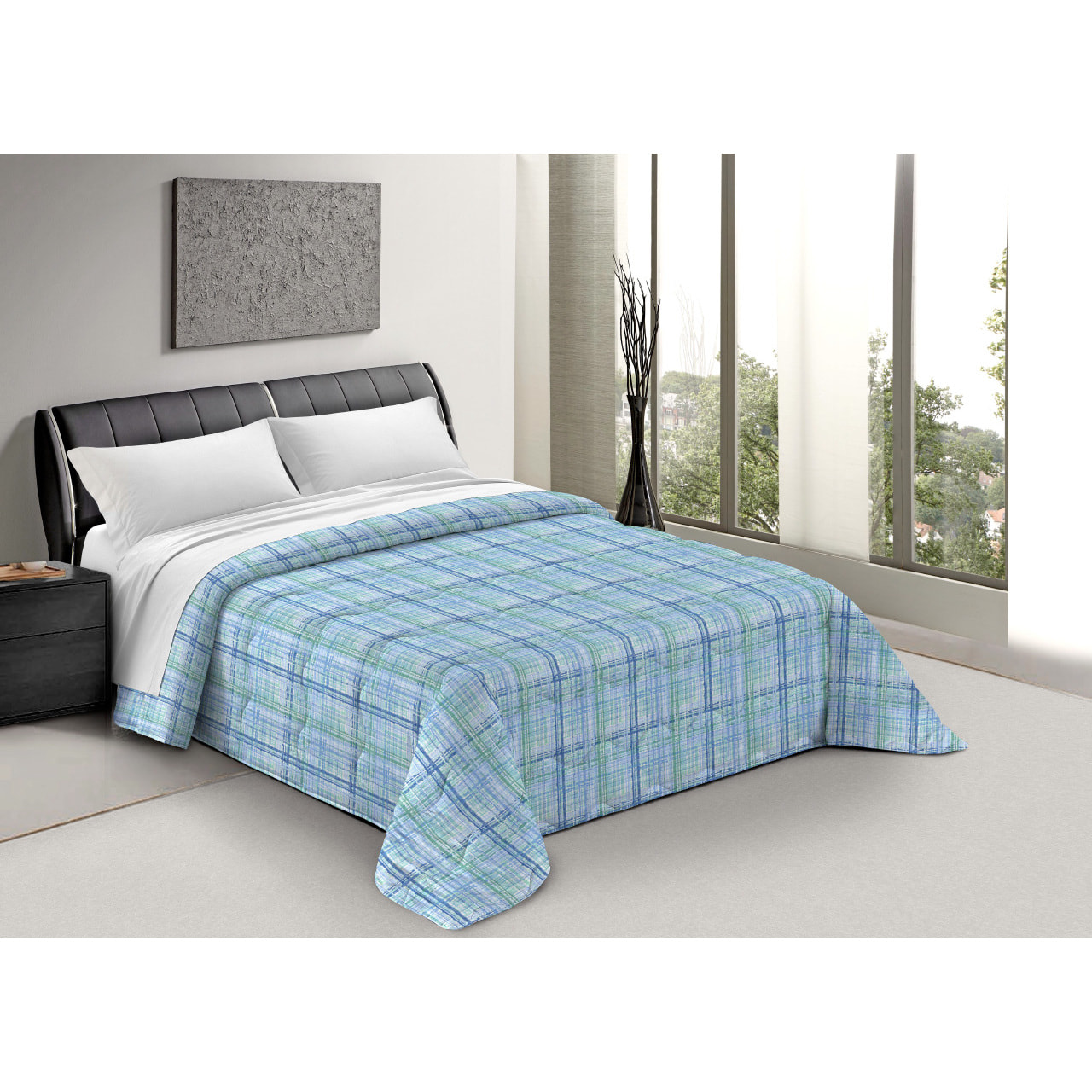 Trapunta Invernale Scaldanotti Nadia Blu