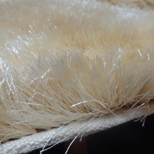 Tapis fait main Shaggy longues mèches Moodil, 45 mm