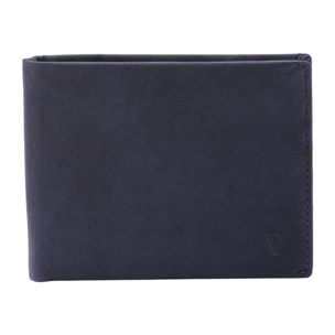 Portafoglio  da uomo In Vera pelle Made in Italy 9,5x12,5x2,5 cm