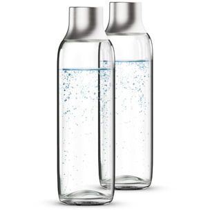 Bouteille BRITA pack 2 bouteilles 1L en verre sodaTRIO