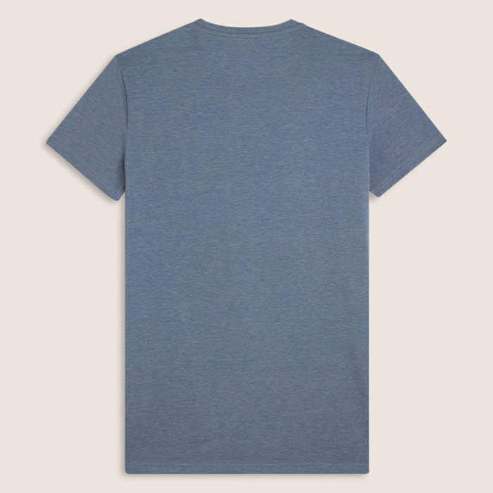 T-shirt Uomo con Banda a Contrasto e Logo FREDDY