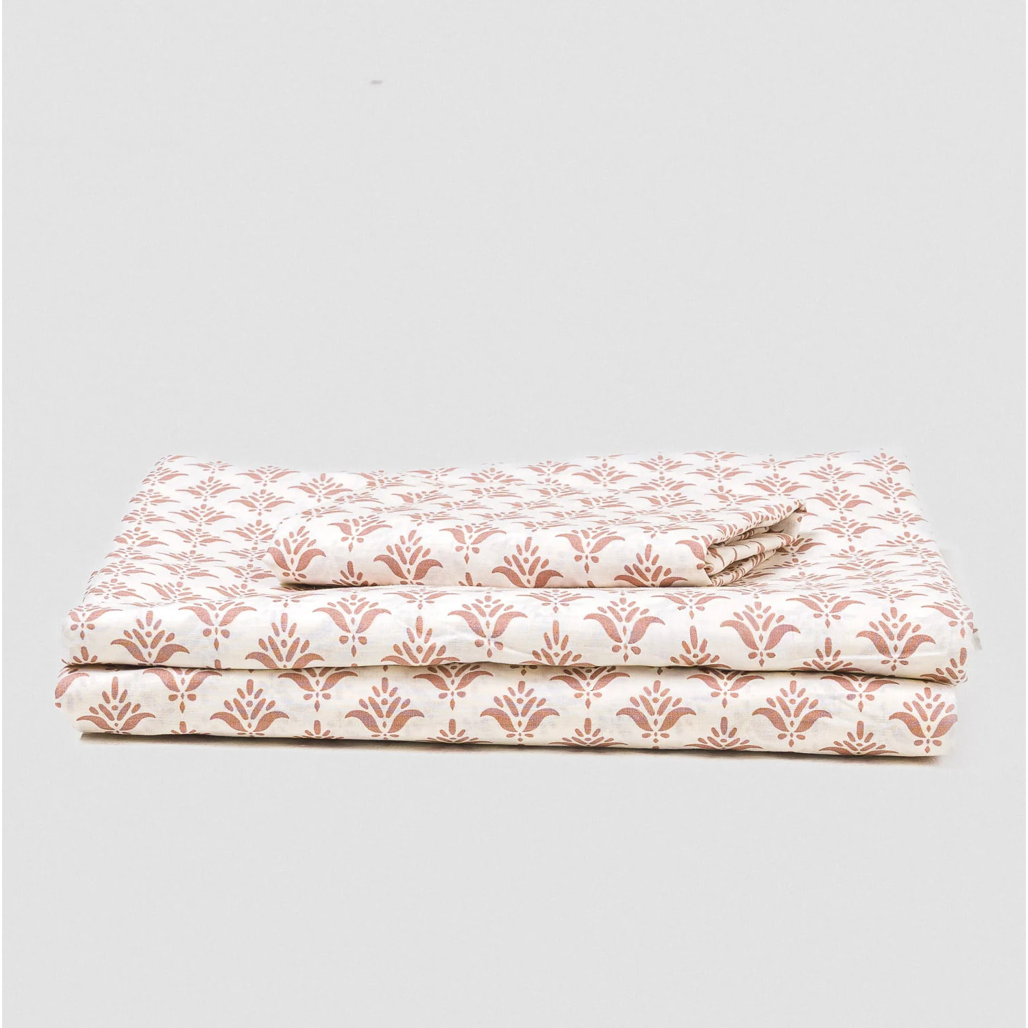 Set di lenzuola in cotone 100% morocco rosa keike