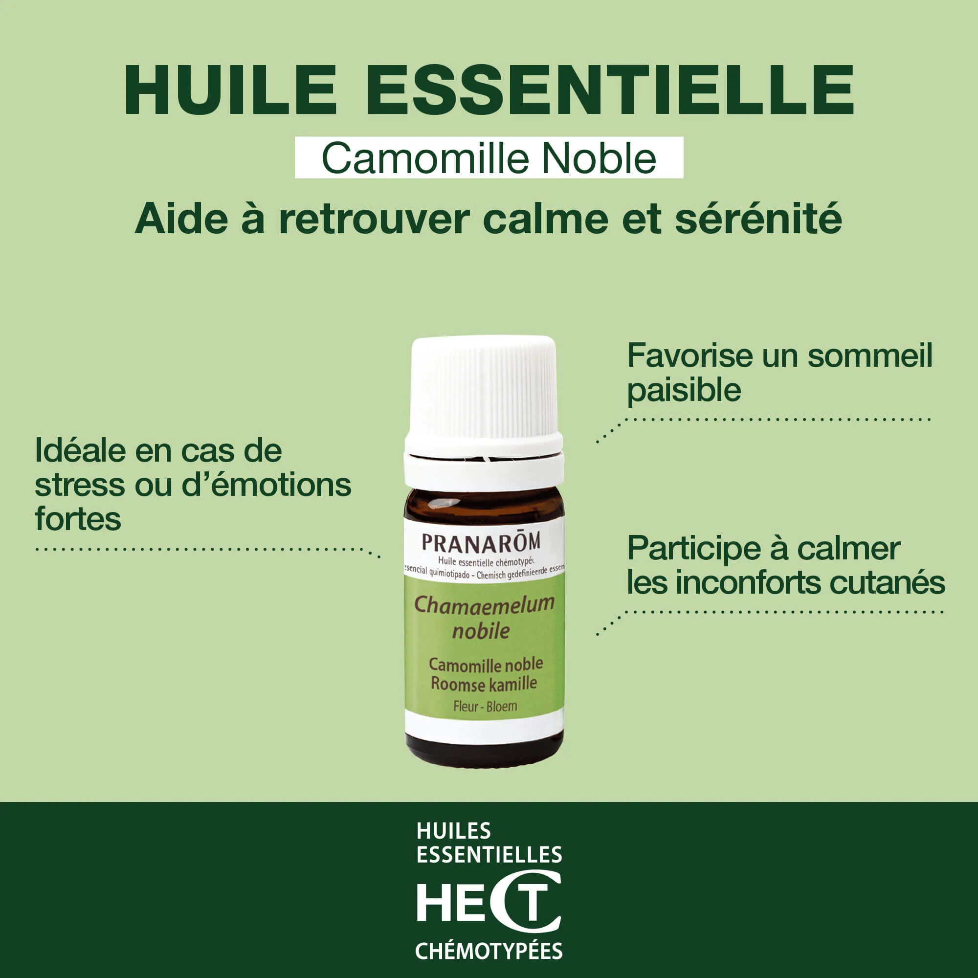 Pranarom - Huile Essentielle de Camomille noble - 5 ml