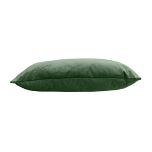 Coussin déhoussable en velours uni - Vert