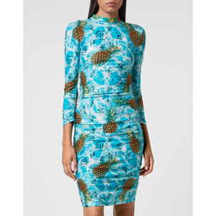 PHILIPP PLEIN Short Dress PINEAPPLE SKIES