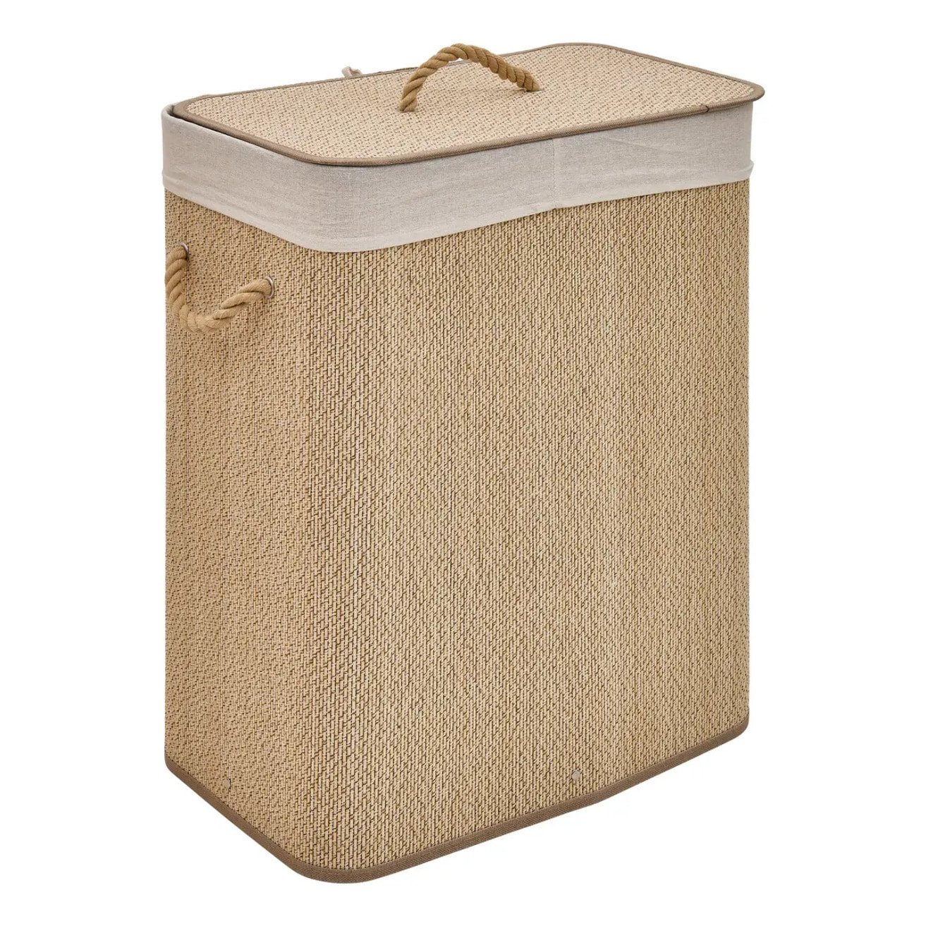 Panier à linge Stemy 100L marron