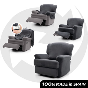 Funda TERCIOPELO ANTIMANCHAS Multi elástica para RELAX modelo VERONICA