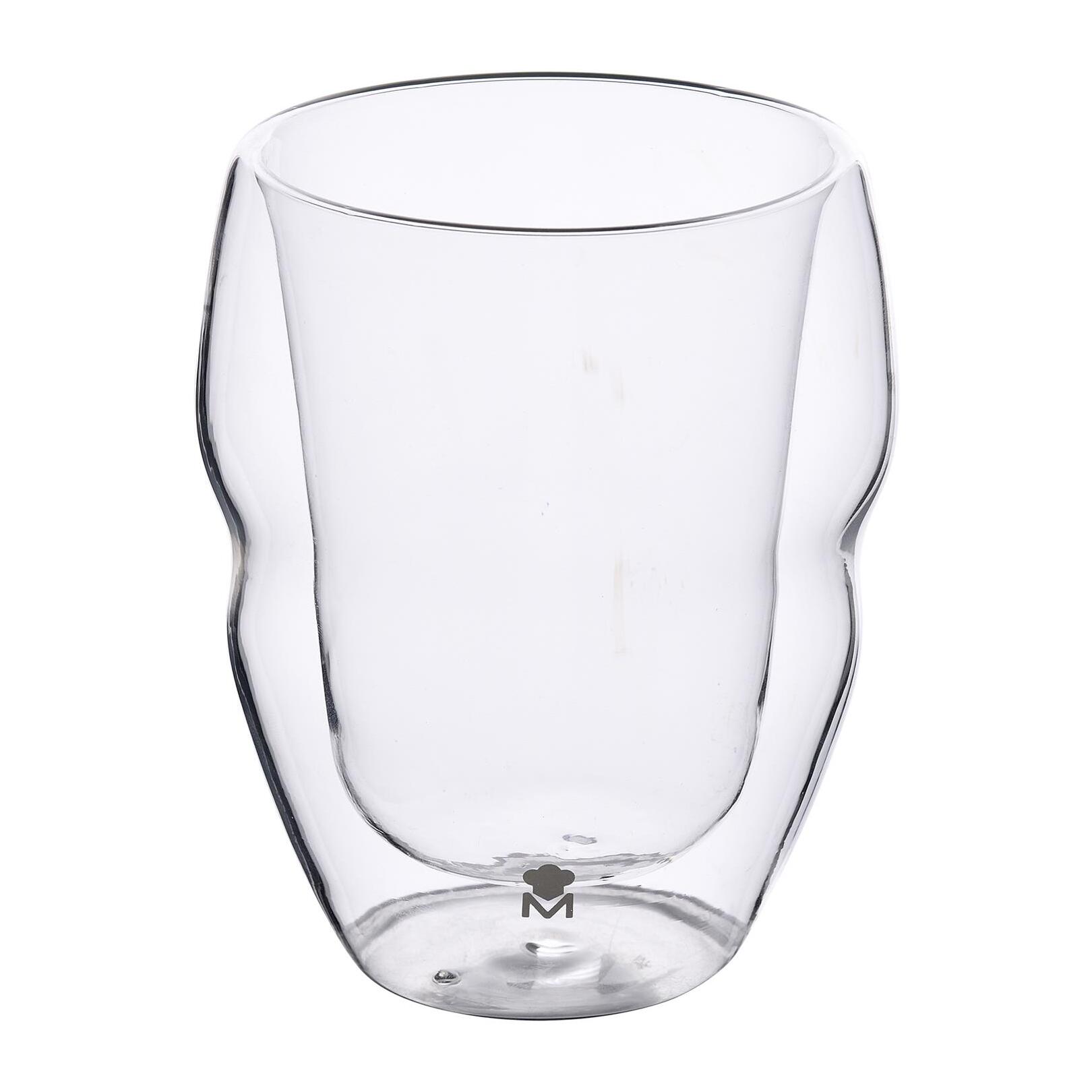 Vasos Borosilicato Masterpro Set 2 Vasos Bajos 380ml Mixology Alta Resistencia