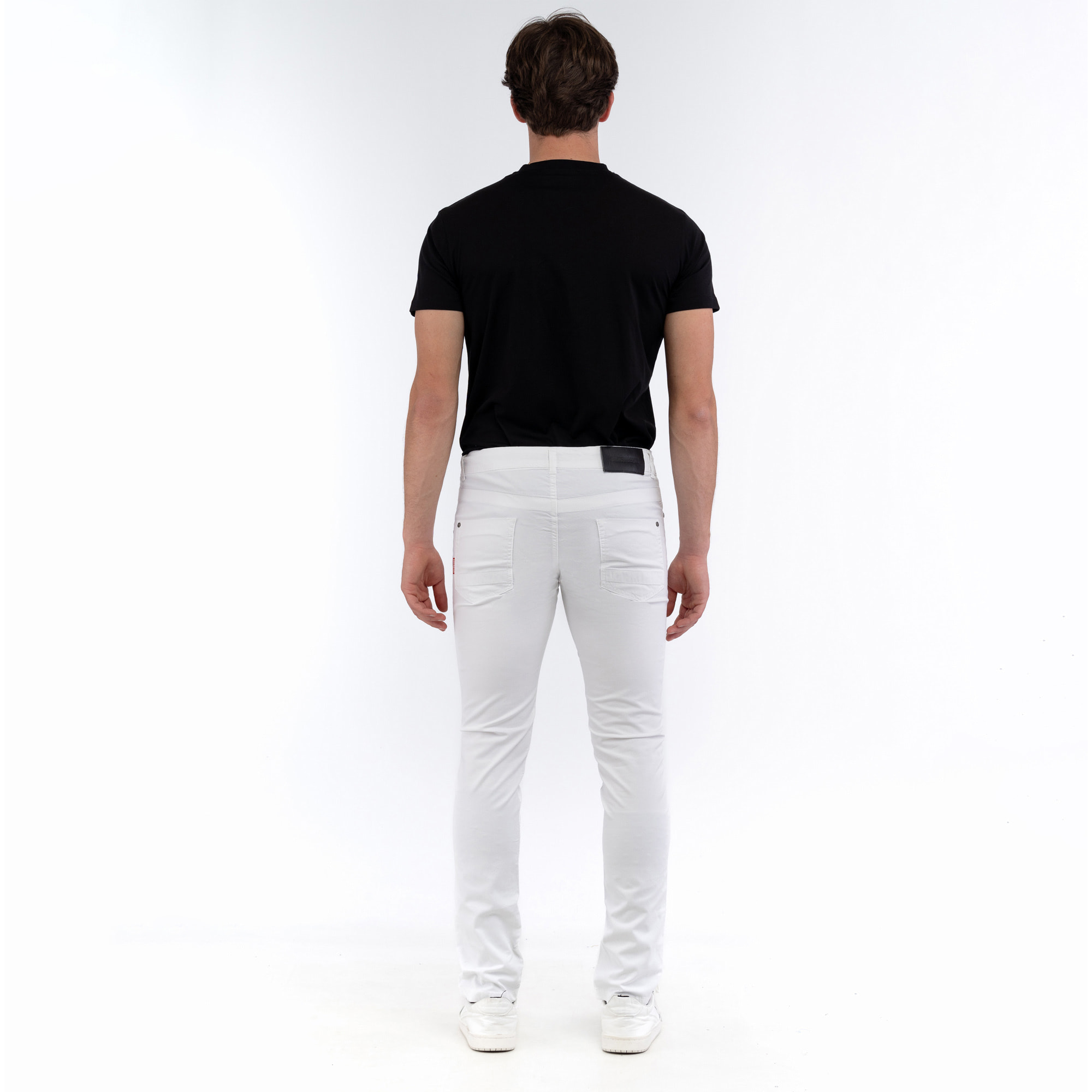BIKKEMBERGS pantalone uomo off-white
