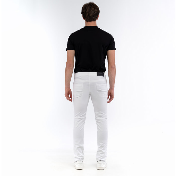 BIKKEMBERGS pantalone uomo off-white
