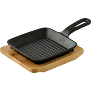 SARTEN ASADOR 13.7X22.2X2.2CM HIERRO FUNDIDO COOK & SHARE MP