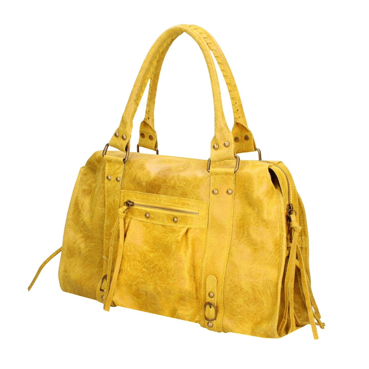 Borsa a spalla da donna - Modello Clara - Vera pelle - 41.0 x 28.0 x 13.0 cm