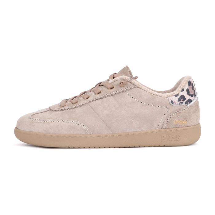 Zapatillas Urban Woman Beige Animal Print