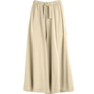 DEHA - Pantalone POPLIN COULOTTE PANTS in cotone per donna