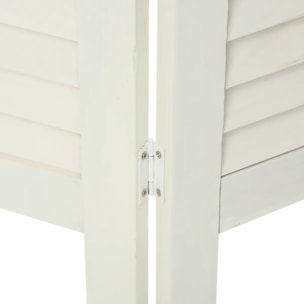 Paravent bois - beige H170 cm