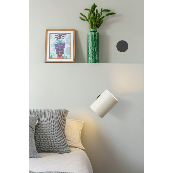 GUADALUPE Lampe applique noire/beige