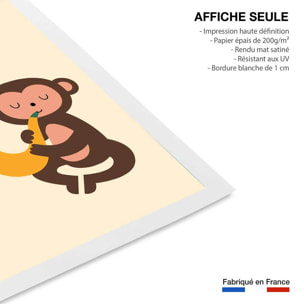 Affiche  monkey banana Affiche seule