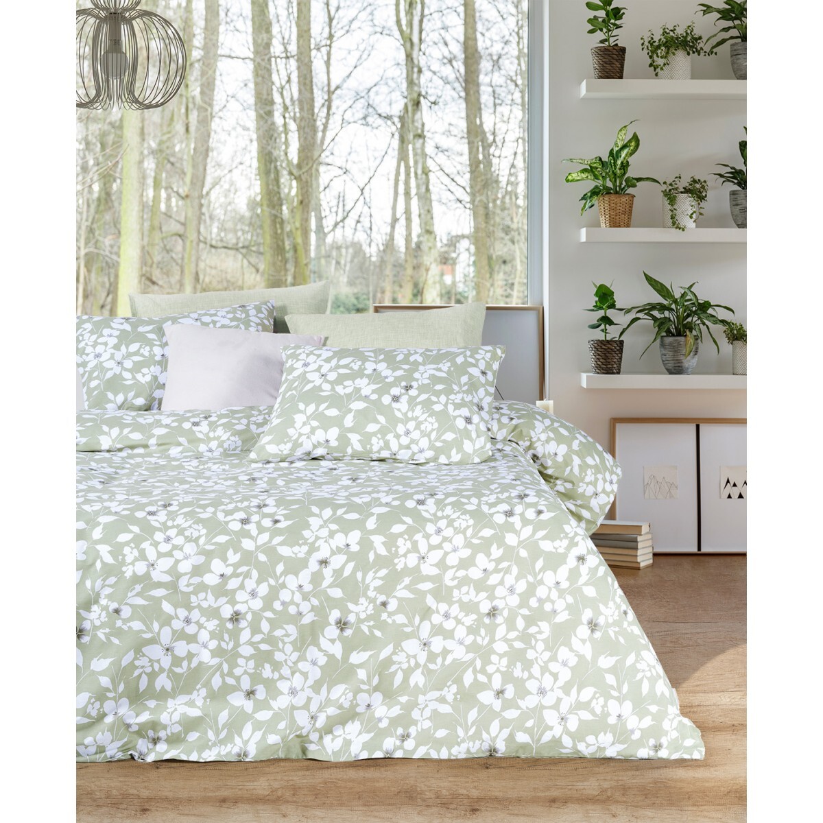 Parure housse de couette et taie(s) oreiller 100% Coton