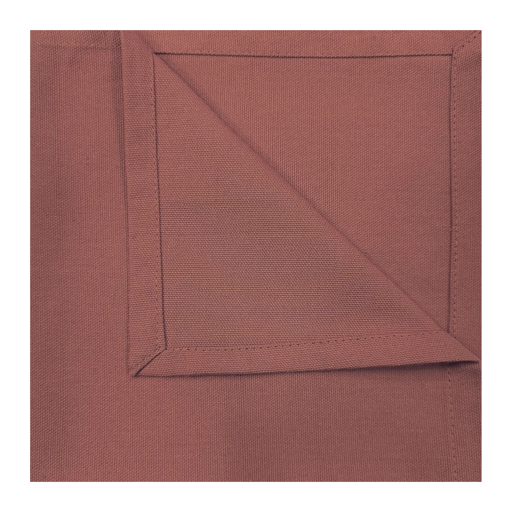 Serviette de table unie et colorée - Rose Boudoir