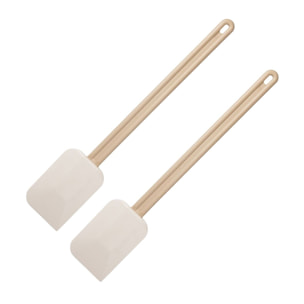 Ensemble de 2 Maryses de pâtisserie et de cuisine manche en résine de 52 cm Fackelmann