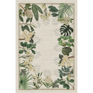 Tovaglia floreale antimacchia e lavabile 100% polylino BOTANICA