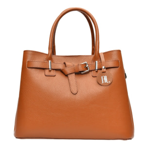 Borsa a mano Anna Luchini Cammello