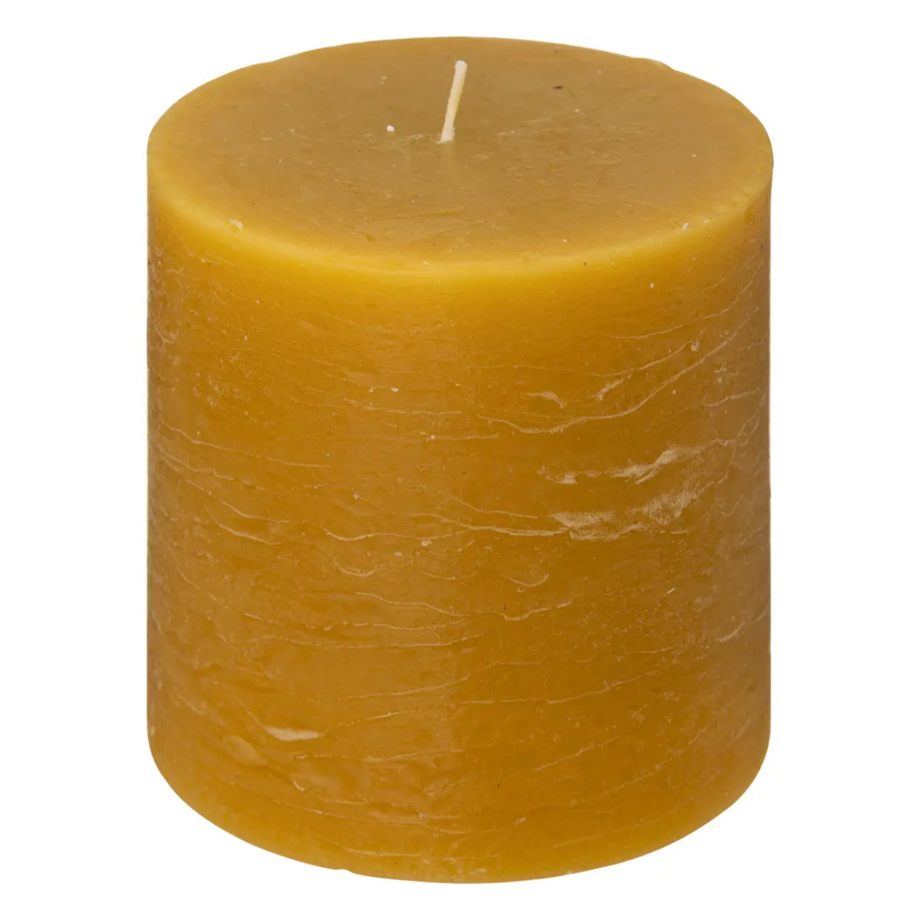 Bougie rustique - jaune - 663g