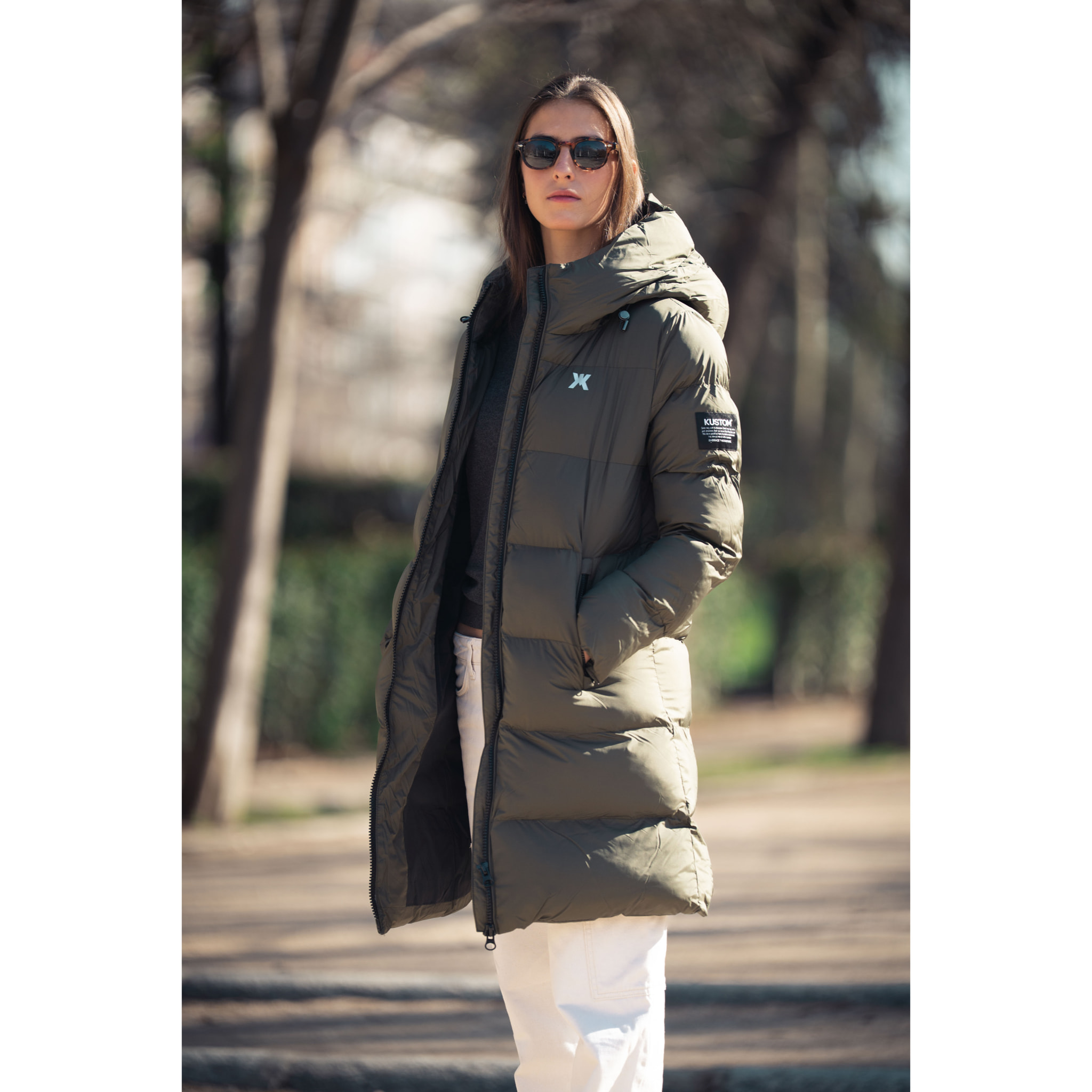 Chaqueta para mujer KUSTOM URBS-3W - Caqui