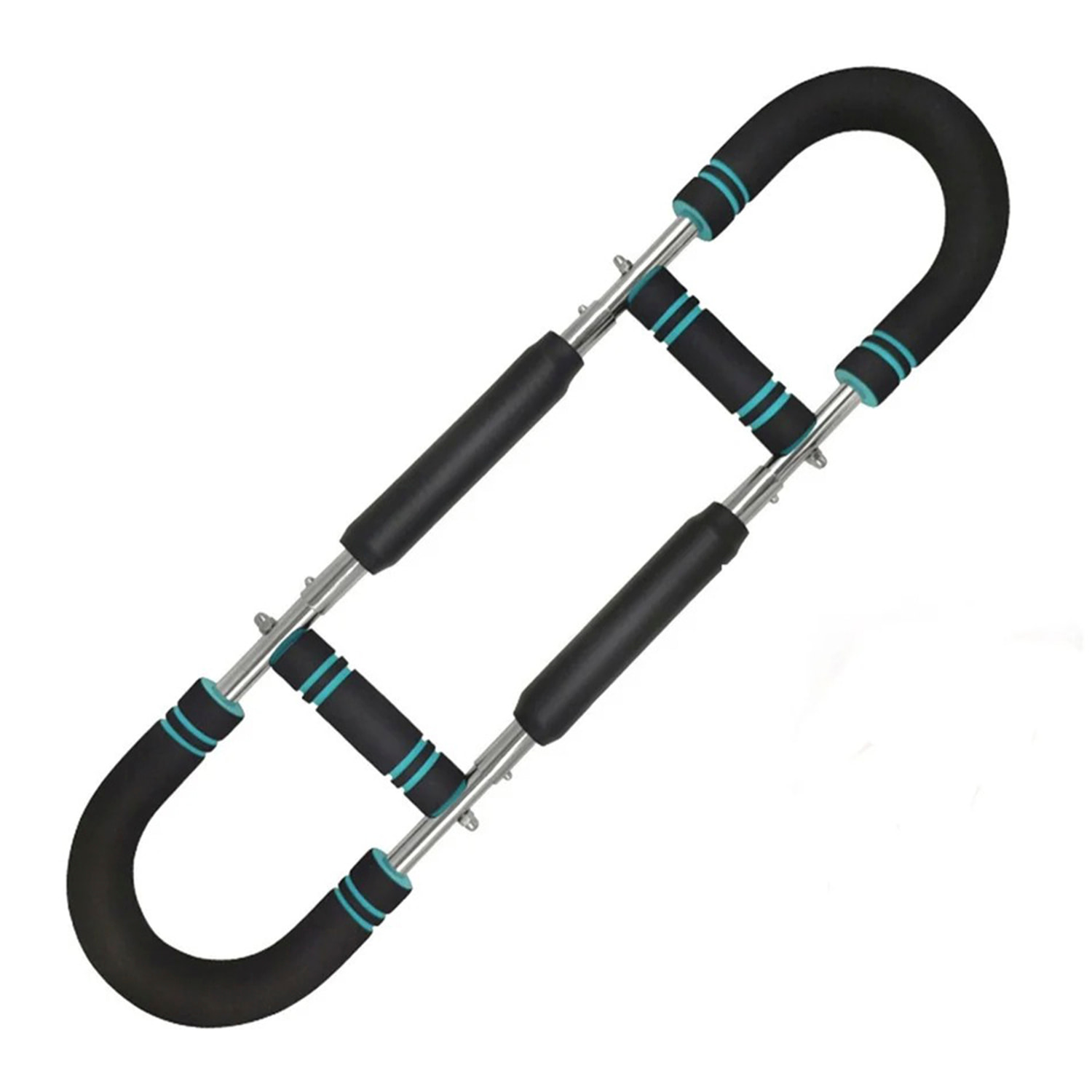 Allenatore di braccia in acciaio di precisione, con resistenza regolabile 20-40kg, maniglie antiscivolo e doppio molla a U.