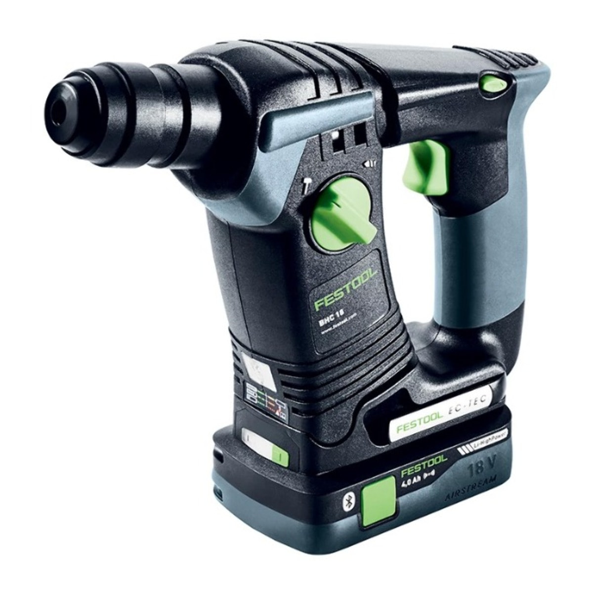 Perforateur sans fil BHC 18 HPC 4.0 I.PLUS - FESTOOL - avec 2 batteries 18V 4.0Ah - chargeur - Systainer - 577602