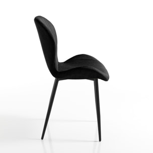 Oresteluchetta Set 4 Sedie ARLES BLACK