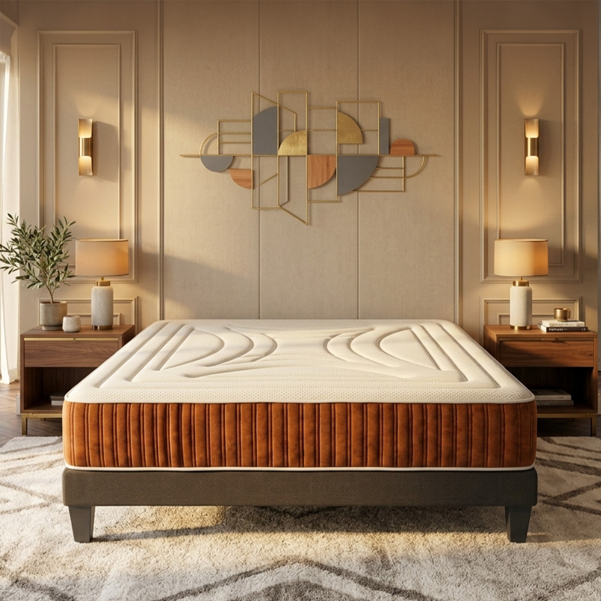 Ensemble Jacobin 1 place | Matelas Memoire de forme avec sommier en bois