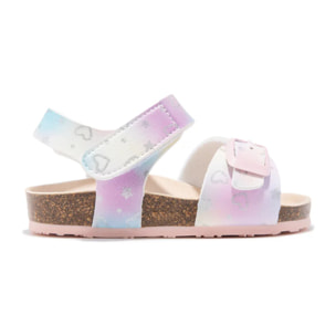 Sandalias Bebé Corazones Estrellas Multicolor