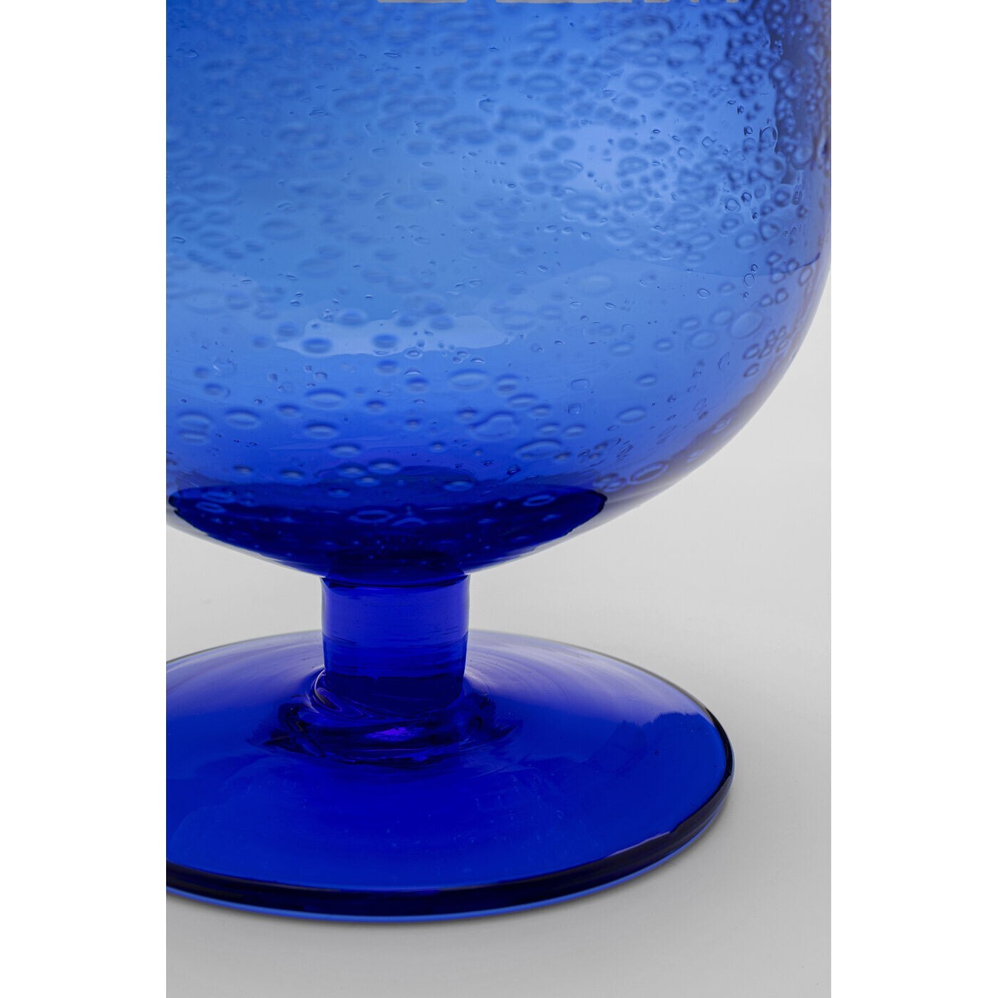 Verres à vin Bubbles bleus set de 4 Kare Design