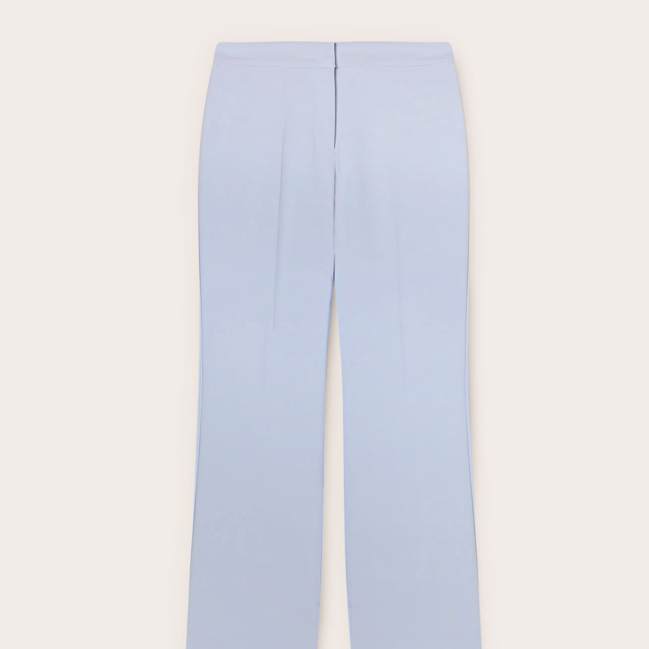 Motivi - Pantalones regular en cady crêpe - Light - blue
