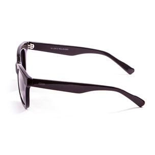 Gafas de sol OCEAN SAN CLEMENTE - Negro mate arriba / Negro brillante abajo con lente ahumada