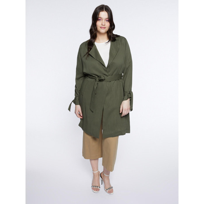 Fiorella Rubino - Trench leggero sfoderato - Verde