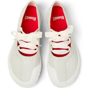 Bailarinas - CAMPER Peu Path+ - Blanco - Cuero liso